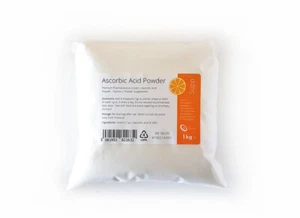 L Ascorbic Acid Vitamin C - 1kg - Non GMO 100% Pure Pharmaceutical Grade Powder - Picture 1 of 1