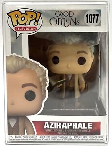 Funko Pop! Good Omens Aziraphale #1077 with Pop Protector