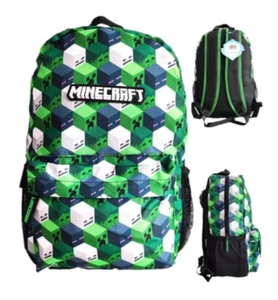 Official Childrens Junior Kids Boys MINECRAFT Backpack School Bag Rucksack NEW - Picture 1 of 1