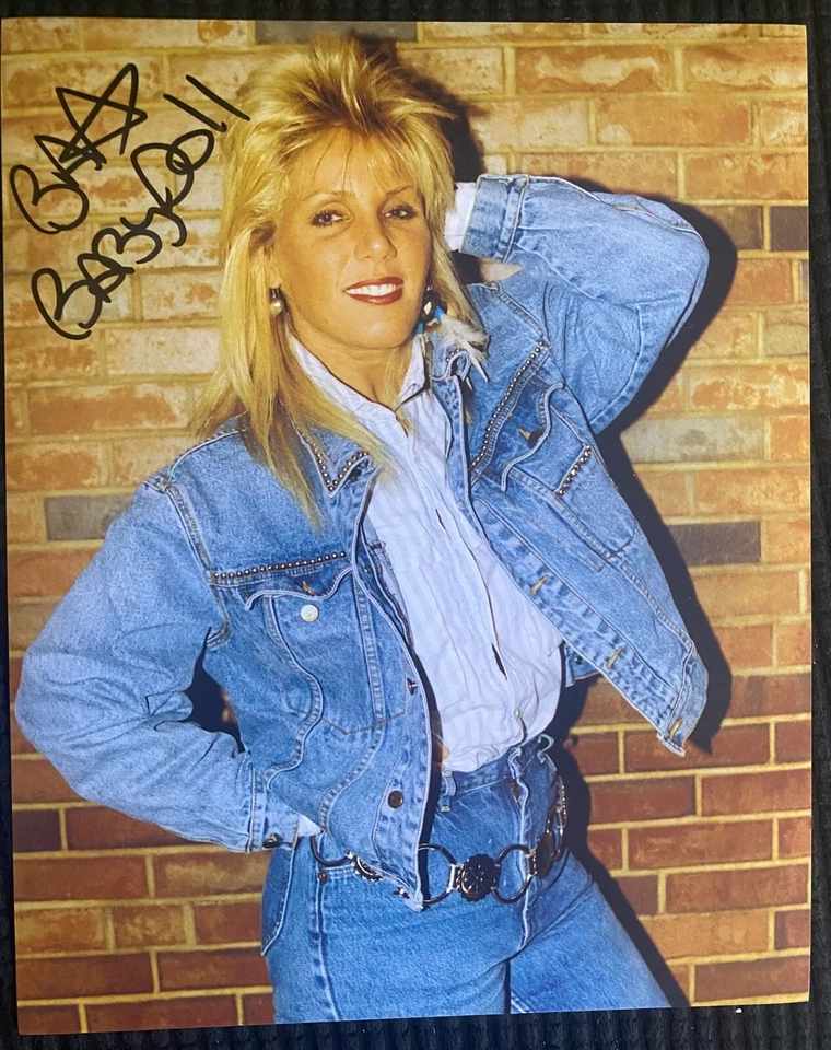 ПОДПИСАННАЯ КУКЛА 8x10! NWA БОРЬБА! ПЫЛЬНЫЕ РОДЫ! TULLY! FLAIR! - Изображение 1 из 1