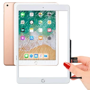Vitre Tactile iPad A2270 Blanc Ecran Assemblé Nappe Bouton HOME Adhésif Prémonté - Afbeelding 1 van 5