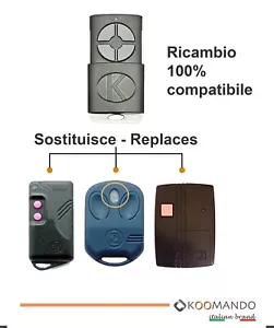 Telecomando Multikoo compatibile con Fadini Astro 433, Astro old e Astro-2tr - Imagen 1 de 8