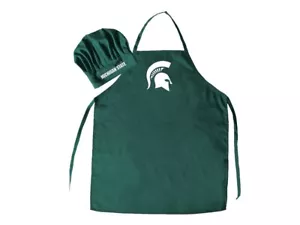 Set grembiule e cappello chef Michigan State Spartans College barbecue, cottura, regali + altro! - Foto 1 di 1