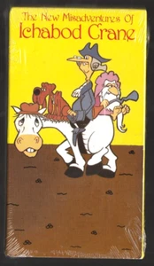 THE NEW MISADVENTURES OF ICHABOD CRANE VHS Sleepy Hollow Halloween OOP Sealed - Picture 1 of 2
