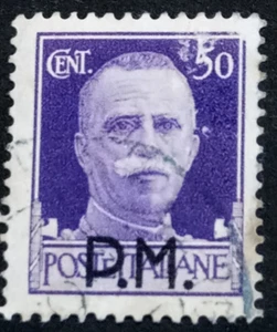 POSTE ITALIANE - FRANCOBOLLO- CENT. 50 - REGNO D' ITALIA - RARO - Foto 1 di 9