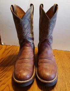 BOTAS MARRONES ESTILO WESTERN ARIAT USADAS PARA HOMBRE TALLA US 9D - Imagen 1 de 17