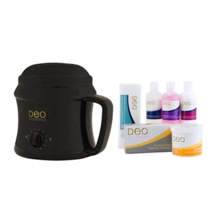 Depilatory Wax Waxing Heater Warmer Hair Removal Kit Black 500cc Deo Body Legs - Picture 1 of 10