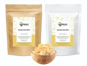 Dried Garlic Flakes Chopped Premium Quality Free UK P&P Select Size 50g-1kg - Picture 1 of 3
