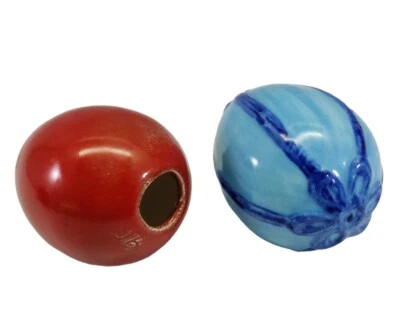 2 X 手工制作工作室艺术陶瓷蛋装饰阅读! — 第 1/4 张图片