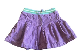 Mini Boden Girls Skirt Size 5-6 Years Corduroy Purple  - Picture 1 of 3