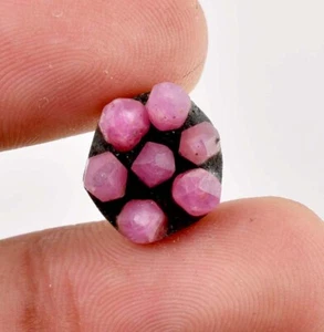 MOGOK Pink Ruby Trapiche 8.05 Ct Untreated Unheated (GIT Certified) Loose Rough - Picture 1 of 5
