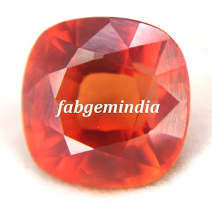 12 Ct Mandarin Natural Garnet Fire Orange Certified Loose Gemstones Cushion - Picture 1 of 5