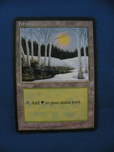 Magic the Gathering Forrest #1 Morrissey Land card game $1 S&H - Picture 1 of 2