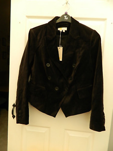 Boden velvet  Jacket - black- size 14 - new with tags