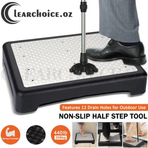 Anti-Slip Half Step Stool Elderly Disability Door Walking Outdoor Indoor Aid AU - Picture 1 of 12
