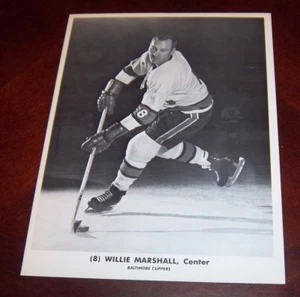Baltimore Clippers Willie Marshall  # 8 1962-63 from the Woody Ryan Collection  - Picture 1 of 1
