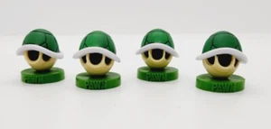 Nintendo Super Mario Chess Collector Replacement Figures Green Shell Pawns Lot 4 - Picture 1 of 3