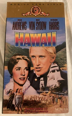 HAWAII (VHS, 1990) Sealed 2-Tape Set JULIE ANDREWS MAX VON SYDOW - Image 1 of 4