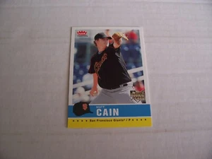 2006 FLEER TRADITION BASEBALL MATT CAIN ROOKIE CARD, SAN FRANCISCO GIANTS - Bild 1 von 1