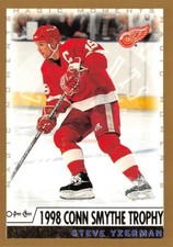 1999-00 O-Pee-Chee #286D Steve Yzerman MM/1998 Conn Smythe Trophy