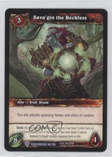 2010 World of Warcraft TCG: Worldbreaker Sava'gin the Reckless #190 0c2