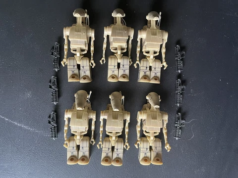 Star Wars Kubrick Battle Droid series 8 Medicom 2" Figure Army Lot RARE Cover