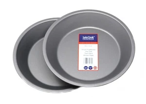 8 Inch Traditional Pie Dish Twin Pack, 20cm, British Made with Teflon Non Stick - Picture 1 of 4