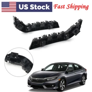 for Honda Civic 2017 2018 2019 Front Bumper Retainer Bracket Support LH RH 2pcs - Picture 1 of 9