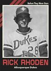 Custom Novelty Baseball Card Rick Rhoden Albuquerque Dukes