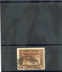 SOMALILANDIA ITALIANA Sc 138 (MI 171A*F-EN MUY BUEN ESTADO USADO 1932 5c MARRÓN PROFUNDO, PERFECTO 12, $27 - Imagen 1 de 1