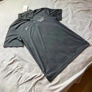 NIKE Brown University Polo Shirt Uomo Large Collegiale Hockey NCAA Dri-Fit Nuova con etichette - Foto 1 di 13