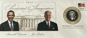 USPS Souvenir Barrack Obama Joe Biden 2013 Color Cancellation #10  - Picture 1 of 1