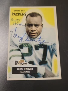 VERYL SWITZER signed handsigniert 1955 Bowman #35 Green Bay Packers Autogramm - Bild 1 von 6