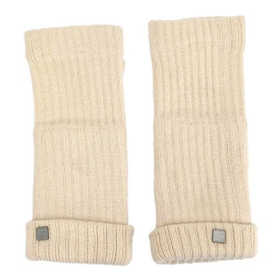 Guantes Chanel Sport Line Blanco Cachemira 124648 Foto 1 de 4