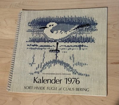 Vintage Scandinavian Cross Stitch of the Year Calendar Patterns Claus Bering - Image 1 of 4