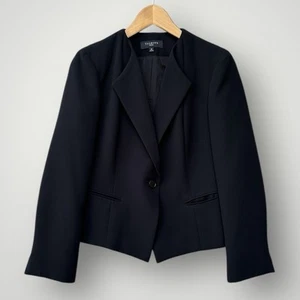 Blazer Talbots Jacjet Mujer Talla 8P Negro - Imagen 1 de 7