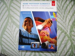 Adobe Photoshop Elements 9 & Premiere Elements für Win & Mac -- NEU - Bild 1 von 2
