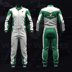Custom Made F1 Go Kart Suit CIK/FIA Level 2 Race Suit with Matching Gloves - Picture 1 of 4