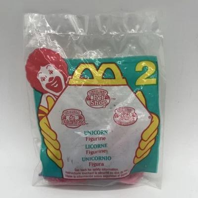 Littlest Pet Shop 1996 Unicorn McDonald 's Happy Meal Toys - NEW #2 Pink Purple - Image 1 of 4