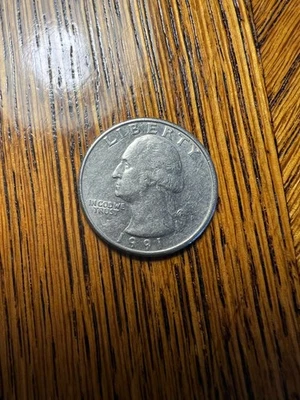 1991 D Washington Quarter Error Coin DDO - Image 1 of 2