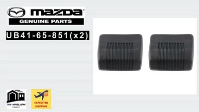 Tapón de parachoques de goma Mazda OEM UB41-65-851 (×2) para 86-93 B2000, B2200 y B2600 Foto 1 de 4