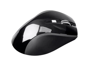 Monoprice Wireless Ergonomic Mouse - Black Ideal For Work/Home/Office, Computers - Picture 1 of 5