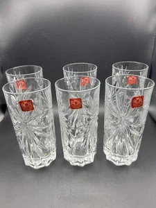 Longdrinkglas Kristall "Radial Highball" von RCR Cristalleria Italiana 6 Stück - Bild 1 von 5