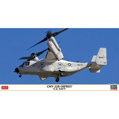 CMV-22B OSPREY U.S.NAVY KIT 1:72 Hasegawa Kit Aerei Modellino Nuovo - Immagine 1 di 1