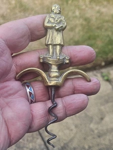 Vintage 1930s Brass Corkscrew - Charles Kingsley - Picture 1 of 3