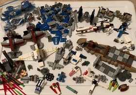 Lego Star Wars Partial Sets / Parts Lot 75002  75035 75037 7929 30279 Mini Ships