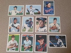1990 Bowman Topps Nolan Ryan + Other Art Card by Craig Pursley Complete Set 1-11 - Picture 1 of 2
