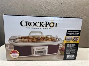 Crock-Pot SCCPCCP350-CR Programmable Digital Casserole Crock Slow Cooker 3.5 - Picture 1 of 2
