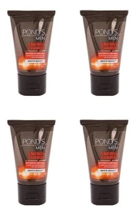 4 X POND'S MEN Energy Charge Brightening Gel Moisturizer WHITE BOOST 40g - Picture 1 of 2