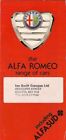Alfa Romeo Range 1982 Uk Market Foldout Brochure Alfasud Sprint Alfetta Gtv